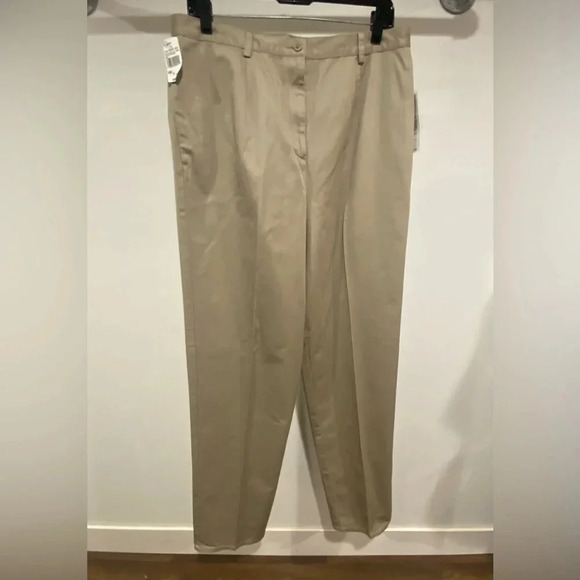 Pendleton Everyday Chino Khaki Pant Vintage 100% cotton size 12 long NWT - Picture 1 of 10
